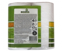 Туалетная бумага "Ecolo" (4 шт.) - 1