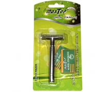 Станки для бритья  MaxTop №3 Green (3 запасных лезвия)